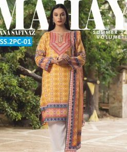 MAHAY BY SANA SAFINAZ 2PC LAWN SHIRT DUPATTA PRODUCT DETAILS: AVAILABLE IN 2PC 100% ORIGINAL DIGITAL PRINTED LAWN DORIA SHIRT (1.75M) DIGITAL PRINTED LAWN DUPATTA (2.5M